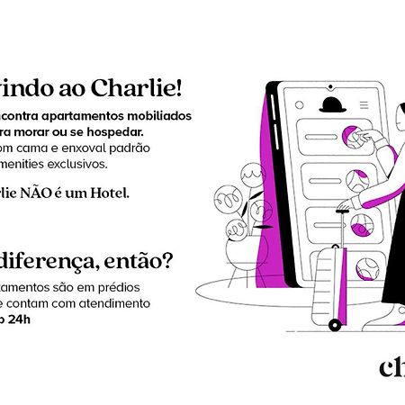 شقة ساو باولو  في Charlie Edicao Jardim Paulista المظهر الخارجي الصورة