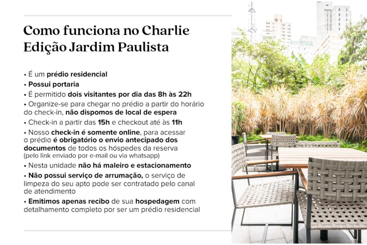شقة ساو باولو  في Charlie Edicao Jardim Paulista المظهر الخارجي الصورة